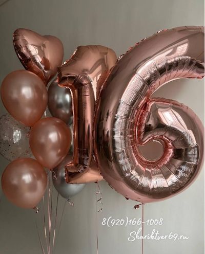 Набор шаров для девушки №2026