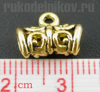 бейл "Филигрань" , цвет-античное золото, 4 шт/уп