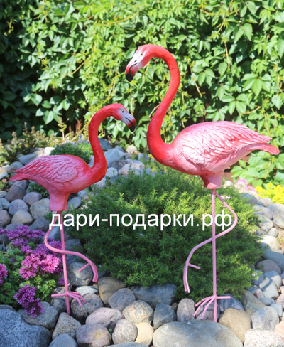 Садовая фигура ФЛАМИНГО 80*60 см  1,1 кг  полистоун Россия 1596/012668**