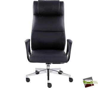 Кресло UTFC Канзас М-111 пластик/хром черный