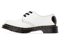 Полуботинки Dr Martens 1461 Hearts White Smooth