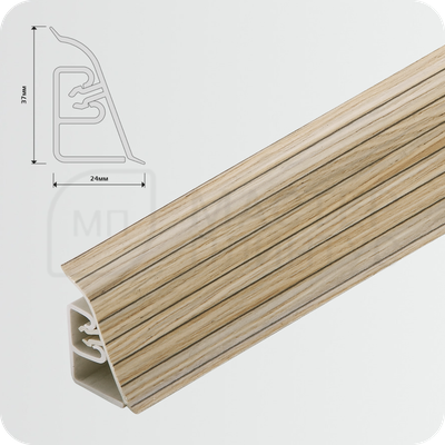 Плинтус для столешницы CEZAR BL44 102 Дуб хай-лайн