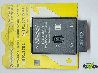 Регулятор напряжения 591.3702-01 (со светодиодной индикацией неисправности)