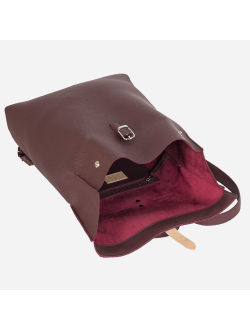 Основное отделение рюкзака Kokosina Роллтоп цвета марсала