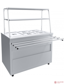 Мармит 2-х блюд 6 гастр. Лира-Профи Эко МЭП-2Б/ЛПЭ