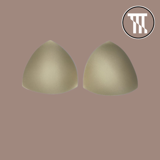 Чашечки треугольные, цв. Бежевый, р-р ХL