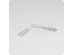 Крепежная клипса (пружинка) для микроплинтуса