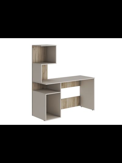 Бохо СП-001 стол письменный Дуб Крафт Серый/Кашемир