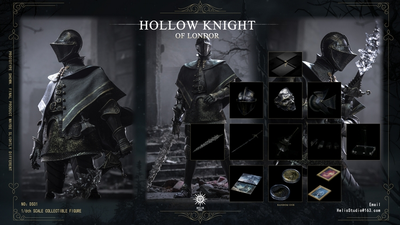 Сир Вильгельм (Dark Souls 3)  - Коллекционная фигурка 1/6 Hollow Knight of Londor (DS01) - Helio Studio