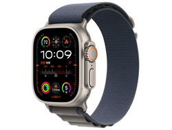 Apple Watch Ultra 2 (2024) Natural Titanium Case Alpine Loop Blue M