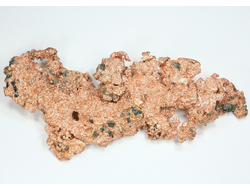 Медь самородная, коллекционный образец, США (124*60*15 мм, 136 г) №28734