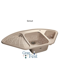 Керамическая мойка GRANFEST GF-C1040E угловая