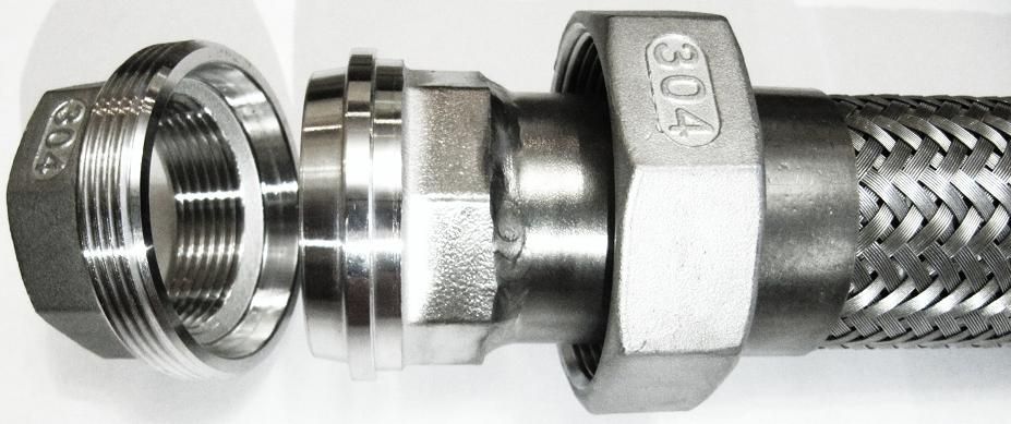 МРВД Металлорукав высокого давления с разъемными соединениями американка из нержавейки