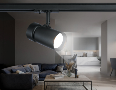 Трековый светильник со сменной лампой GU10 GL 5144 BK черный GU10 max 12W