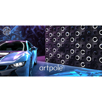 Гипсовая панель BALANCE + LED артикул M-0084