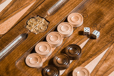 Нарды резные "Герб РФ" от мастера Давида Мхитаряна