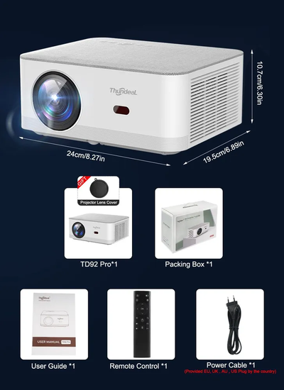 Проектор ThundeaL TD92 Pro со встроенным Андроид( версия 2025 года)