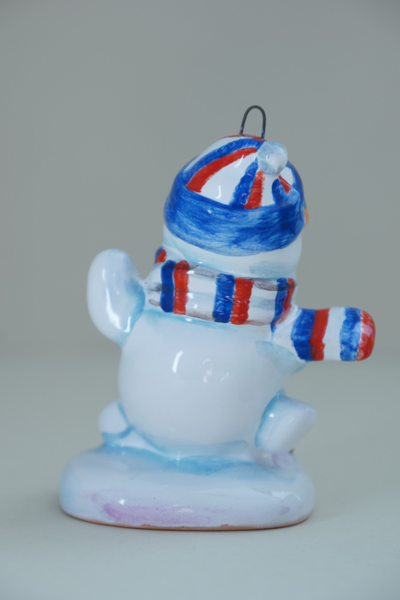 Снеговик "Футболист"