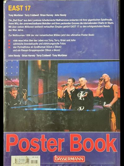 East 17 Book Tony Mortimer, Terry Coldwell, Brian Harvey, John Hendy Cover Archive