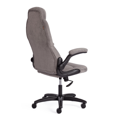 Кресло компьютерное BAZUKA (БАЗУКА) флок серый