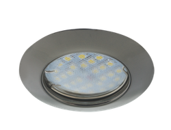 Светильник встраиваемый Ecola DL92 MR16 GU5.3 выпуклый Черный Хром 30x80 FM1612EFY