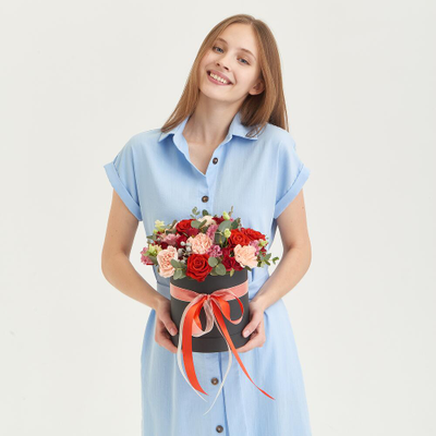 Шляпная коробка Black&Red