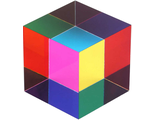 CMYK, cube, оптический, призма, куб, кубик, стекло, стеклянный, дихроичный , квадратный, лучи, RGB