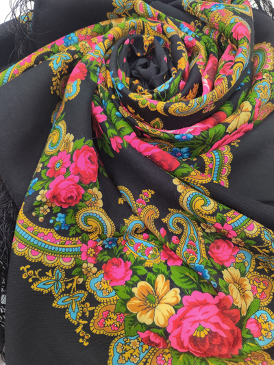 Павловопосадский платок Летние сумерки 1219-18