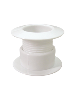 Сливная трубка телескопическая из полипропилена Nuova Rade 10258 1 1/4 " 28 - 44 мм белая