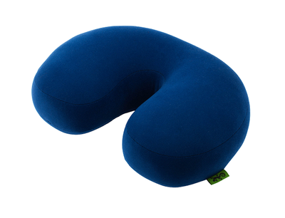 Дорожная подушка-подголовник антистресс "Комфорт" синий