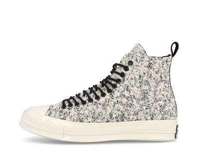 Зимние кеды Converse Chuck 70 Sherpa серые высокие 166132C фото