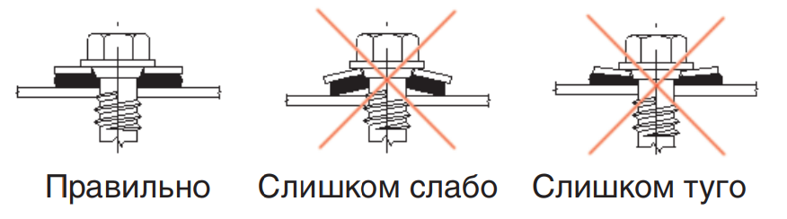 Саморезы для металлочерепицы и профлиста