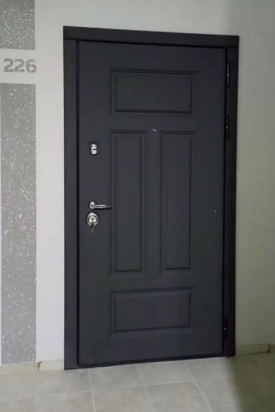 ЙОШКАР-ОЛА. АНТАРЕС. СТАЛЬ 2 мм. НЕАПОЛЬ (ТРЕХКОНТУРНАЯ). ЯСЕНЬ ГРАФИТ/ БЕЛЫЙ МАТОВЫЙ. ПОВЫШЕННАЯ ТЕПЛО- И ЗВУКОИЗОЛЯЦИЯ.