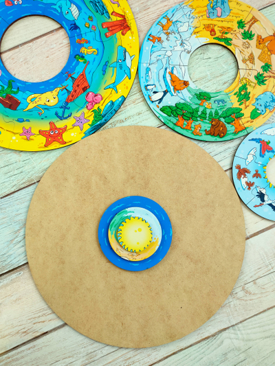 Пазл-пирамида "Земля"