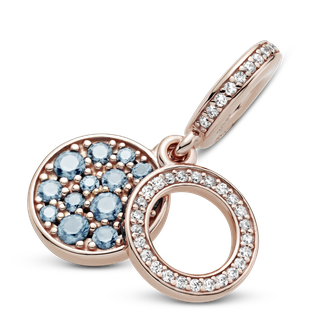 Шарм-подвеска «Сверкающий голубой диск» Артикул: 789186C03