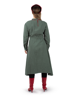 "Донское" базовое платье - укороченное, 100% крапива