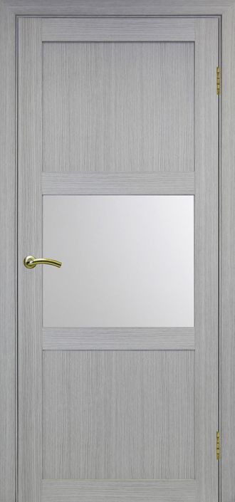 Межкомнатная дверь "Турин-530.121" дуб серый (стекло сатинато)
