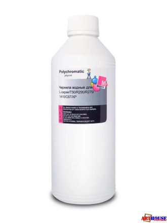 Чернила Polychromatic для Epson L800/L200/R270/P50/XP/R200/C79/C67 1000мл Magenta водные