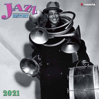 Jazz History Иностранные перекидные календари 2021, Jazz History Calendar 2021, Intpressshop