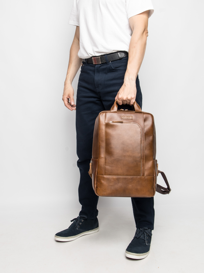 Кожаный рюкзак Viterbo Premium brown (арт. 3111-63)