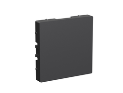 Заглушка без суппорта для многопостовых рамок, базальт - Systeme Electric - AtlasDesign - ATN001409
