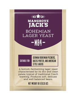 Дрожжи Mangrove Jack's Bohemia Lager M84, 10 г