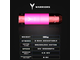 Беспроводная тату машинка WOS E70 Pro Adjustable Stroke 3.0-5.0mm Pink