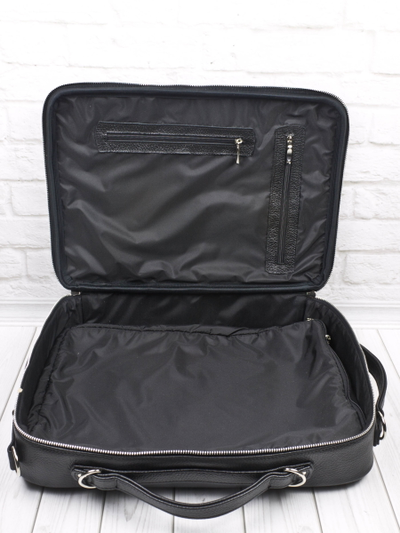 Кожаная сумка-рюкзак Castenaso black (арт. 3108-01)