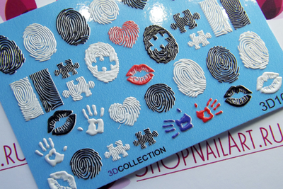 3D Слайдер-дизайн - 1017 - Отпечатки