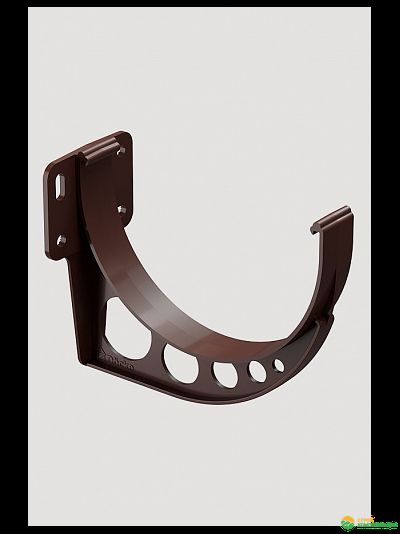 Кронштейн желоба Docke Standard Ø120 мм, цвет: Тёмно-коричневый