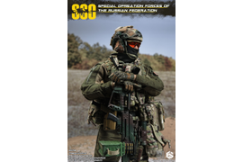 Боец ССО РФ с пулеметом - Коллекционная фигурка 1/6 Easy&amp;Simple 26075B Special Operation Forces of The Russian Federation