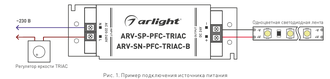 ИПН Arlight ARV-SN24150-PFC-TRIAC-B (24V, 6.25A, 150W) (IP20 Пластик)