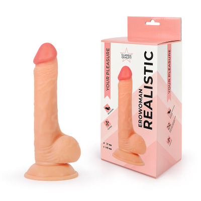 ER-30065 Фаллоимитатор Realstick L рабочей части 145 мм D 37 мм Erowomen