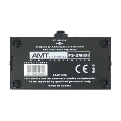 AMT FS-2MIDI - MIDI-футсвитч для комбо гитарных усилителей и предусилителей [без БП]